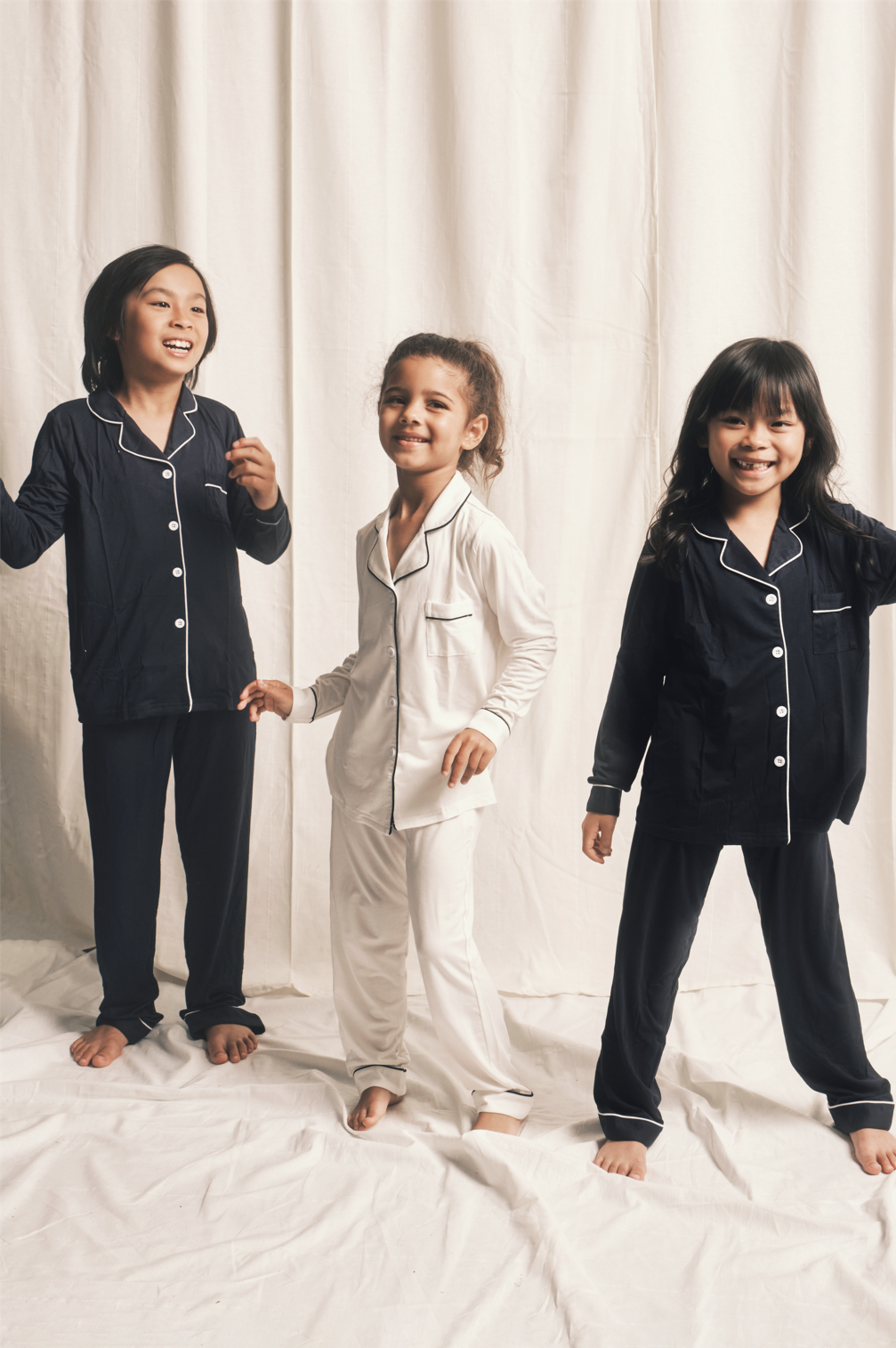 Kiddy Bamboo Trouser Pyjamas - Navy